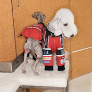 Handmade Vintage Racing Embroidered Cotton Jacket for Bedlington Greyhound Whippet Clothes