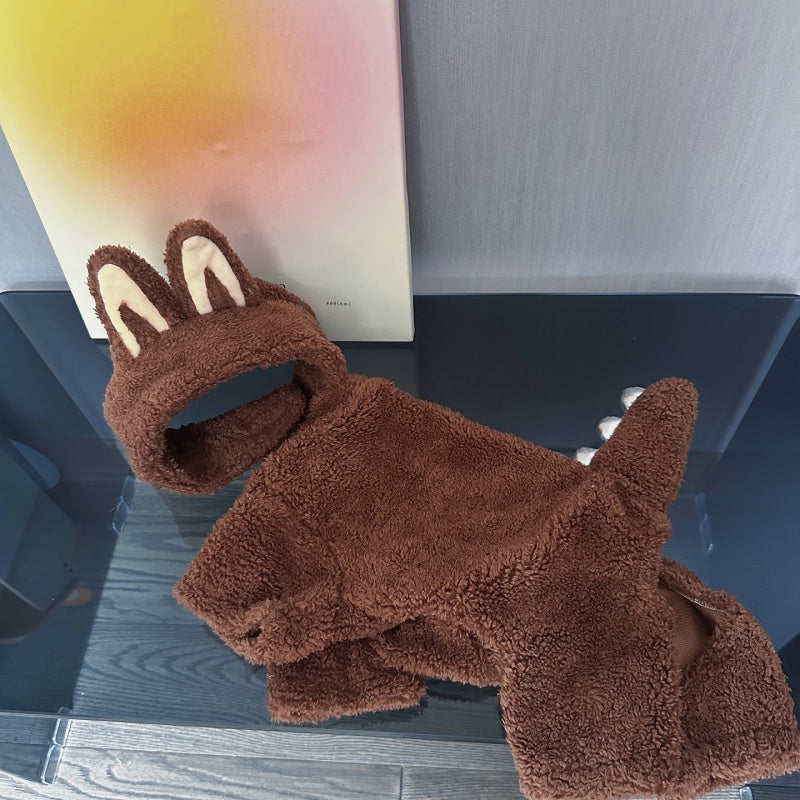 LABUBU Handmade Onesies Custom Costume for Bulldog  Small Medium Dogs