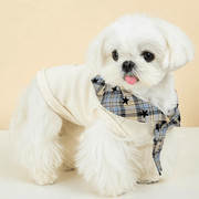 Pet Vest Little Twin Stars Pattern Waffle Knit Pink Size XXS-XL