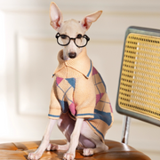 Plaid Sweater Dog Winter Clothes Warm Comfortable for Greyhound Whippet Clothes