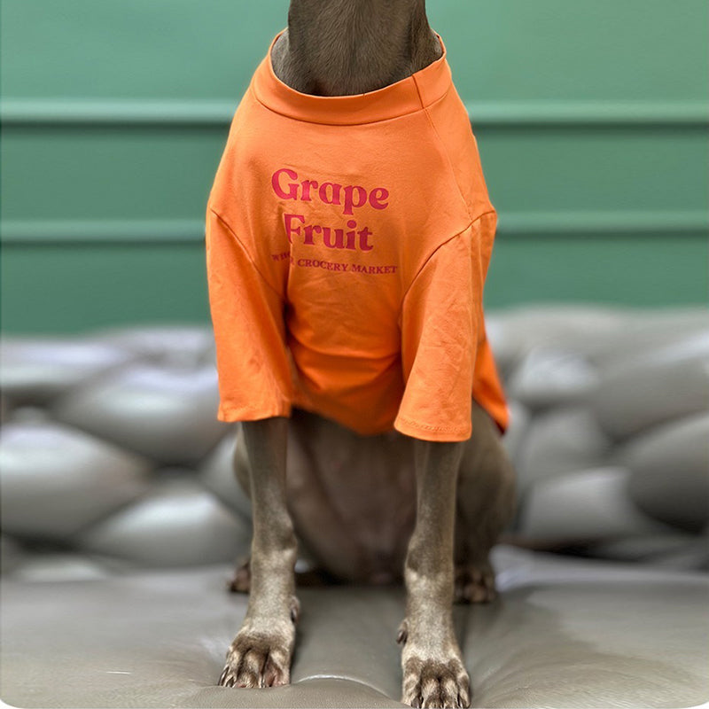 Soft Cotton Breathable T-Shirt Big Dog Clothes - PIKAPIKA