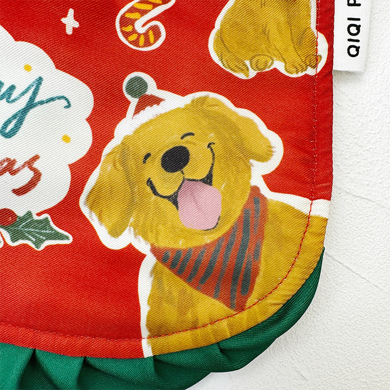Big Dog Christmas Collar Bib Accessories Bandanas - PIKAPIKA