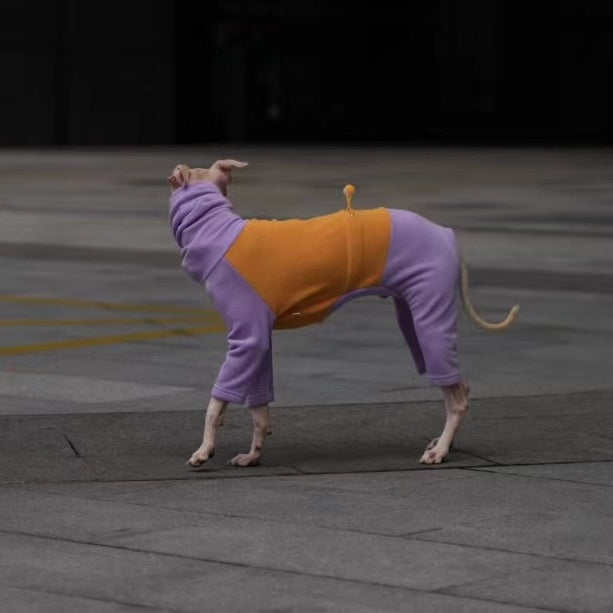 Dog Fleece Onesie Pajamas for Italian Greyhound Whippet Clothes - PIKAPIKA