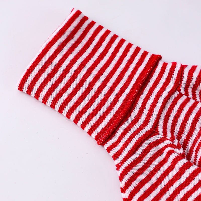 Stretch Stripe Turtleneck Shirt Italian Greyhound Whippet Dog Clothes - PIKAPIKA