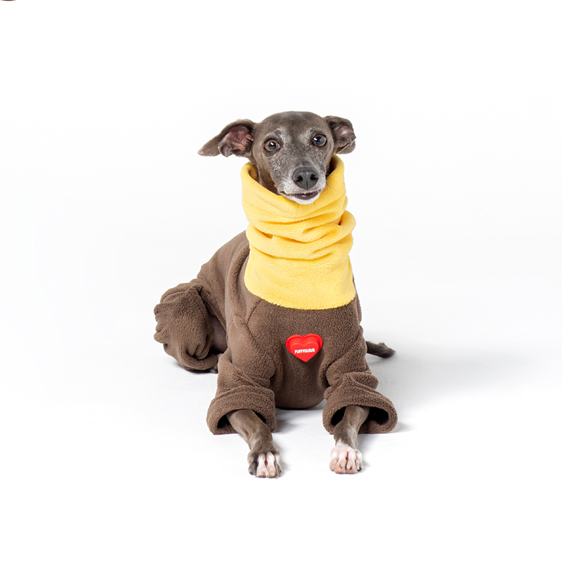Dog Clothes Fleece Onesie Italian Greyhound Whippet - PIKAPIKA