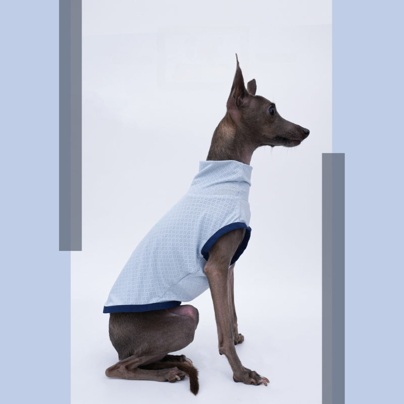 Turtleneck Sleeveless Tank Top for Italian greyhound whippet - PIKAPIKA
