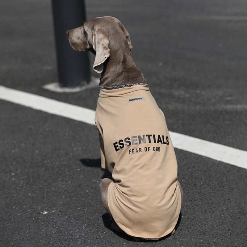 Soft Cotton Breathable T-Shirt Big Dog Clothes - PIKAPIKA