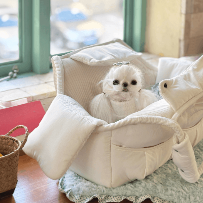 Pet Winter Tote Bag - Cozy Dumpling Style Dog Cat Carrier