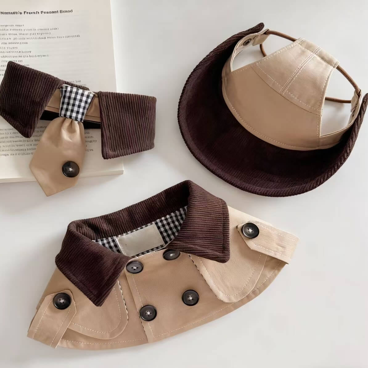 Pet Bandana Cotton Triangle Scarf Tie Plaid Red