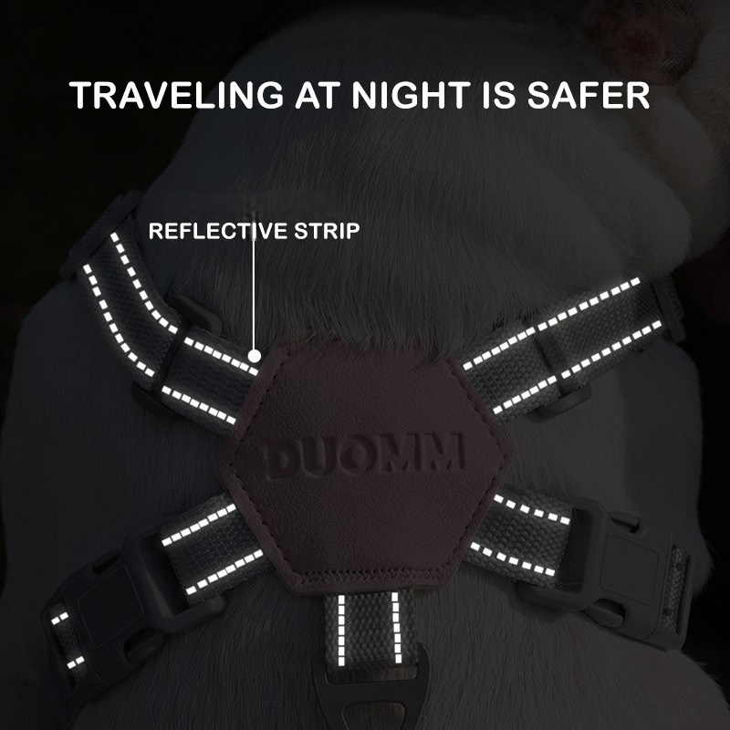 Adjustable Dog Harness Vest Strong Walking Leash for Medium Dogs - PIKAPIKA