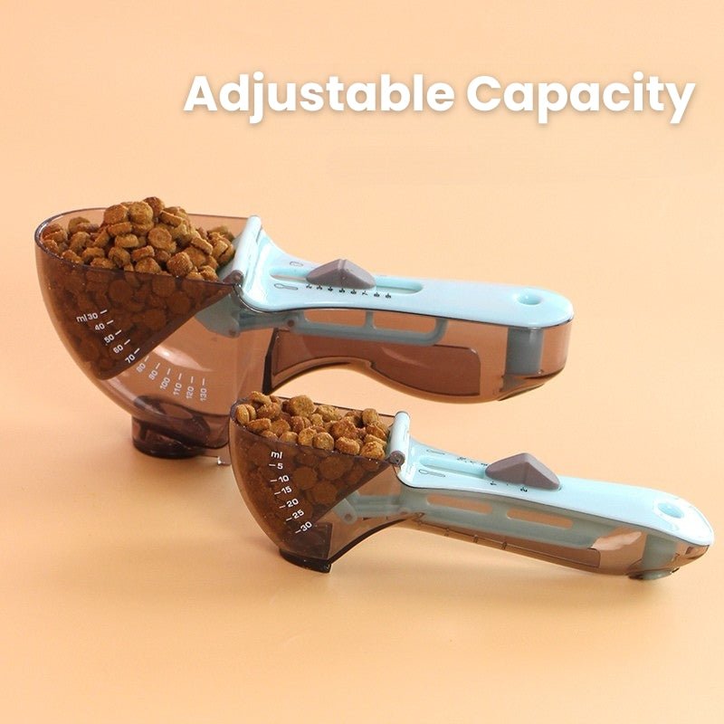 Adjustable Pet Food Scoop Scale With Measuring Lines - PIKAPIKA