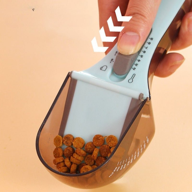 Adjustable Pet Food Scoop Scale With Measuring Lines - PIKAPIKA