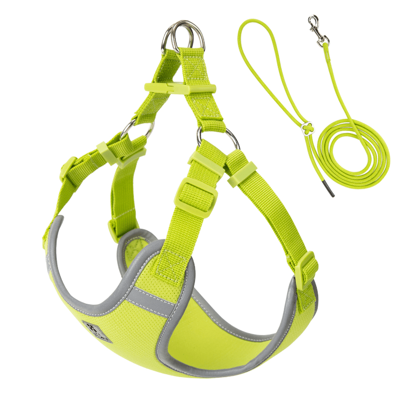Adjustable Summer Vest Dog Leash Harness for Small Medium Big Dogs - PIKAPIKA