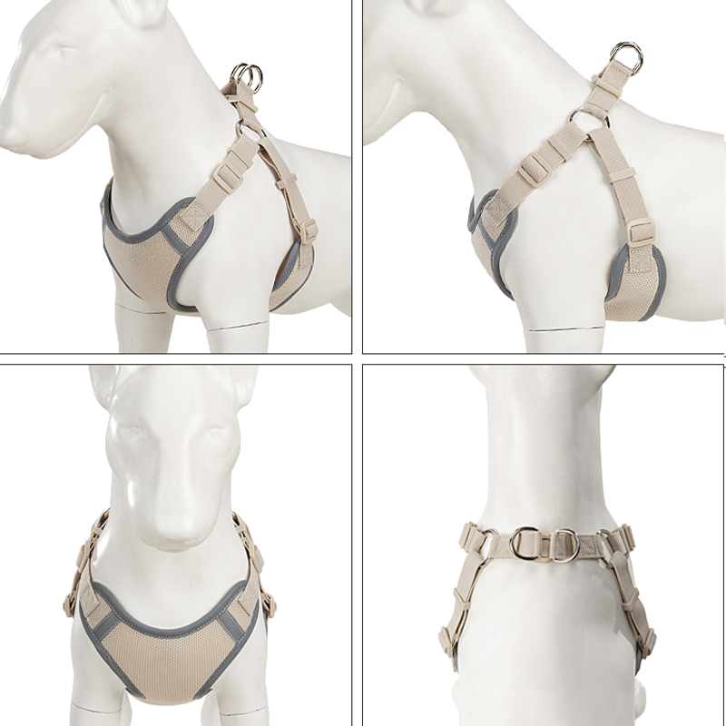 Adjustable Summer Vest Dog Leash Harness for Small Medium Big Dogs - PIKAPIKA