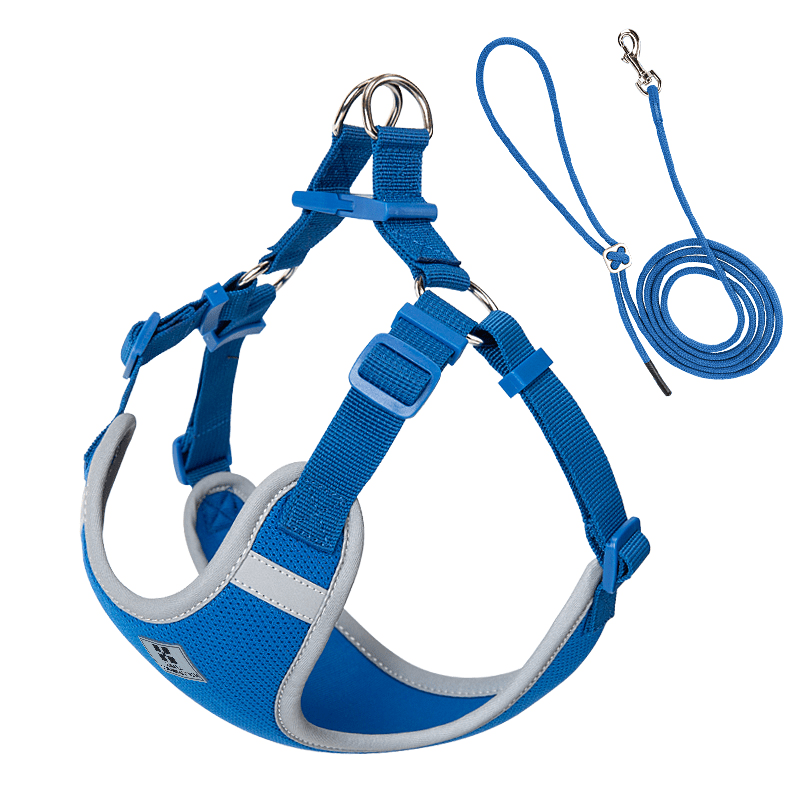 Adjustable Summer Vest Dog Leash Harness for Small Medium Big Dogs - PIKAPIKA