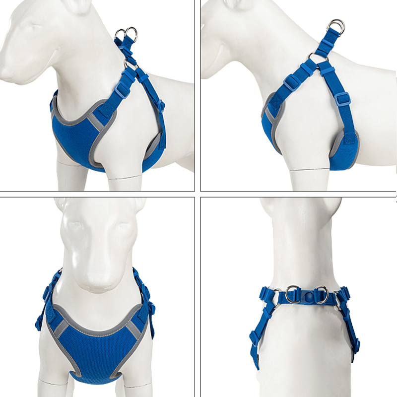 Adjustable Summer Vest Dog Leash Harness for Small Medium Big Dogs - PIKAPIKA