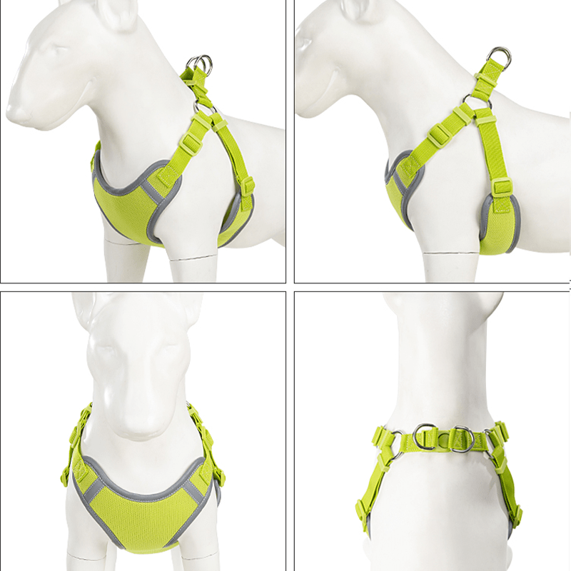Adjustable Summer Vest Dog Leash Harness for Small Medium Big Dogs - PIKAPIKA