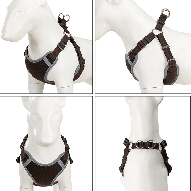 Adjustable Summer Vest Dog Leash Harness for Small Medium Big Dogs - PIKAPIKA