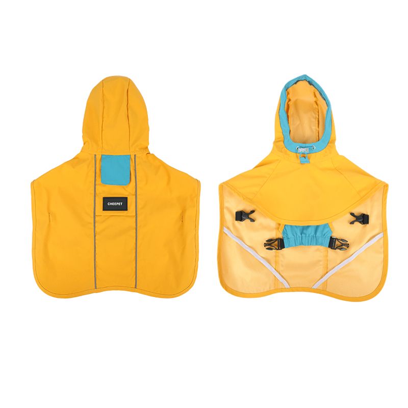 All - Season Reflective Waterproof Hooded Jacket Small Medium Dogs - PIKAPIKA