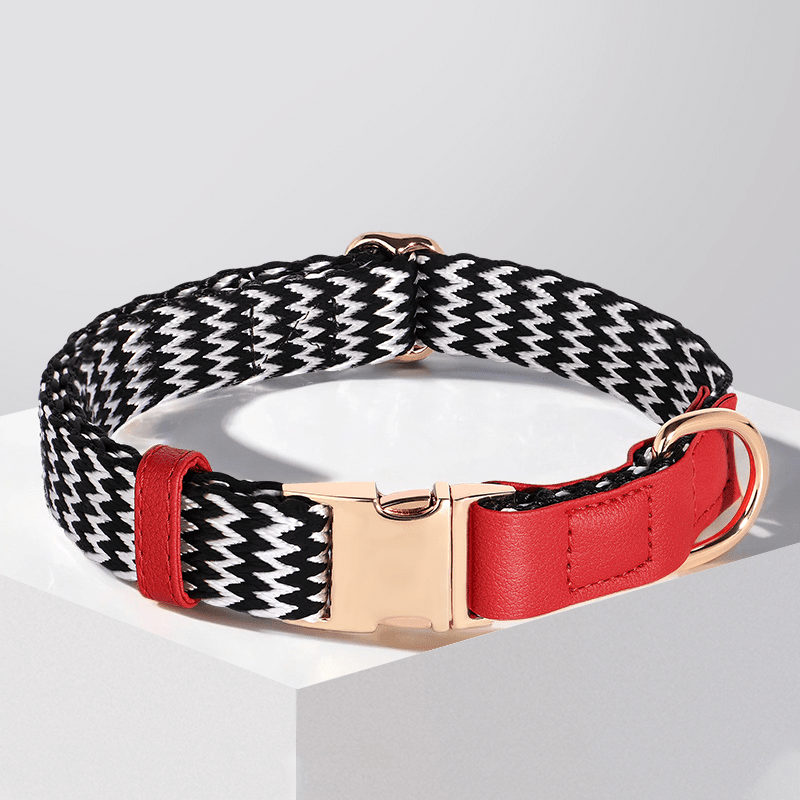 Anti - Loss Pet Necklace Dog Collar with Name Tag - PIKAPIKA