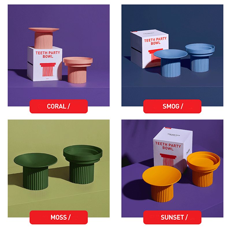 Cat Raised Food Bowl Feeder and Waterer - PIKAPIKA