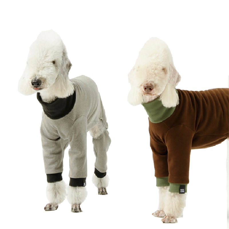 Bedlington Dog Clothes Turtleneck Onesies - PIKAPIKA