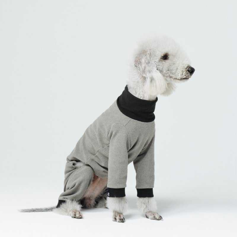 Bedlington Dog Clothes Turtleneck Onesies - PIKAPIKA