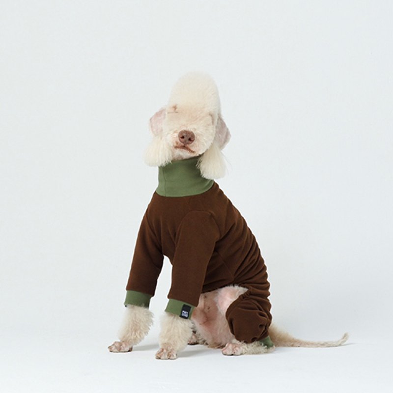 Bedlington Dog Clothes Turtleneck Onesies - PIKAPIKA