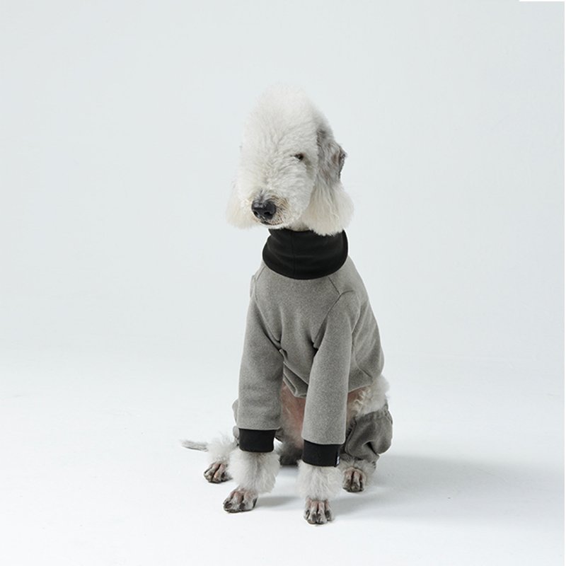 Bedlington Dog Clothes Turtleneck Onesies - PIKAPIKA