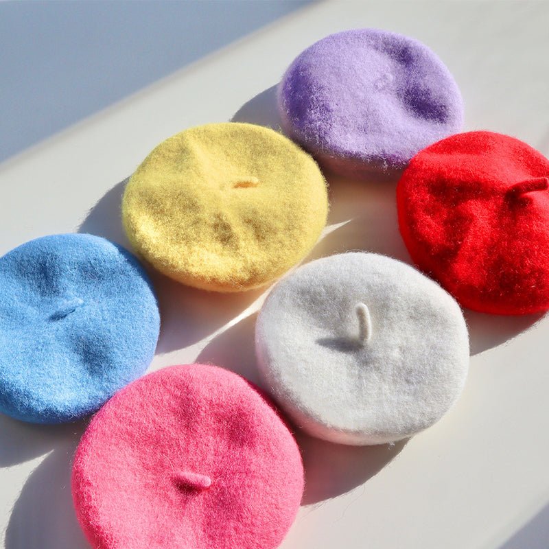 Beret Woolen Dog Cat Hat - PIKAPIKA