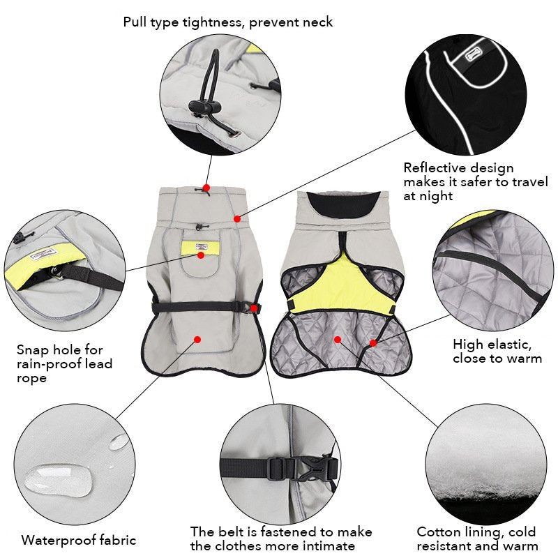 Big Dog Clothing Outdoor Jacket Waterproof Windproof Raincoat - PIKAPIKA