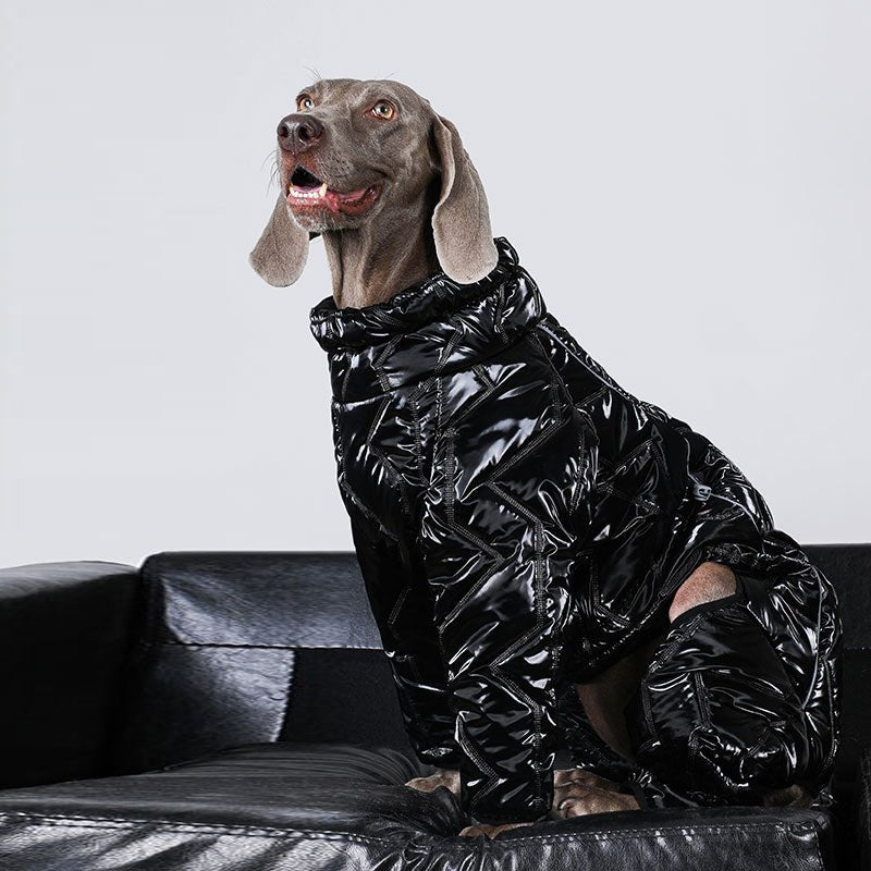 Big Dog Clothing Padded Jacket Reflective Snowsuit Coat - PIKAPIKA