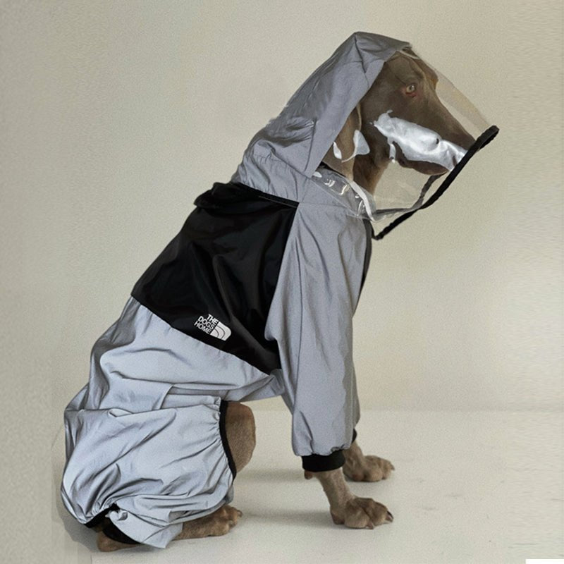 Big Dog Clothing Raincoat Reflective Waterproof Onesie Jacket - PIKAPIKA