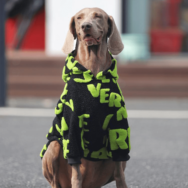 Big Dog Hoodie Large Size Clothes Fleece Sweatshirts - PIKAPIKA