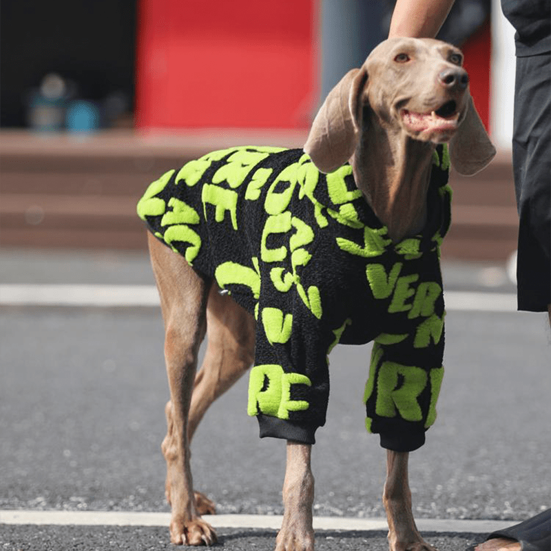 Big Dog Hoodie Large Size Clothes Fleece Sweatshirts - PIKAPIKA