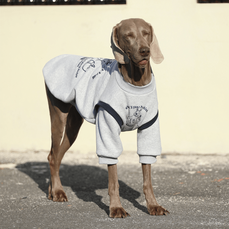 Big Dog Hoodie Sweatshirts Cotton Breathable Clothes Casual Wear - PIKAPIKA
