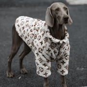 Big Dog Jacket Zip Warm Faux Fur Coat Luxury Clothes - PIKAPIKA