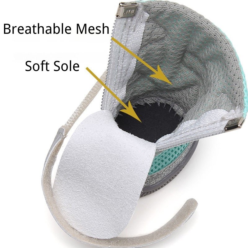 Breathable Dog Shoes Boots Anti - slip Reflective Outdoor Gear For Small Dog - PIKAPIKA