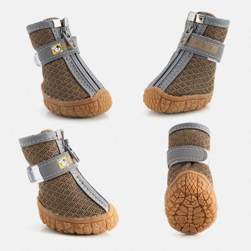 Breathable Dog Shoes Boots Mesh Outdoor Gear - PIKAPIKA