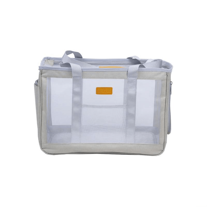 Breathable Mesh Summer Travel Bag Portable Pet Carrier Tote - PIKAPIKA