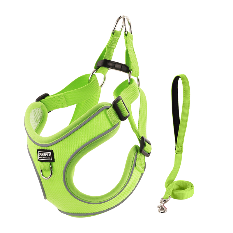 Breathable No - Pull Summer Dog Harness Leash for Small Medium Dogs - PIKAPIKA