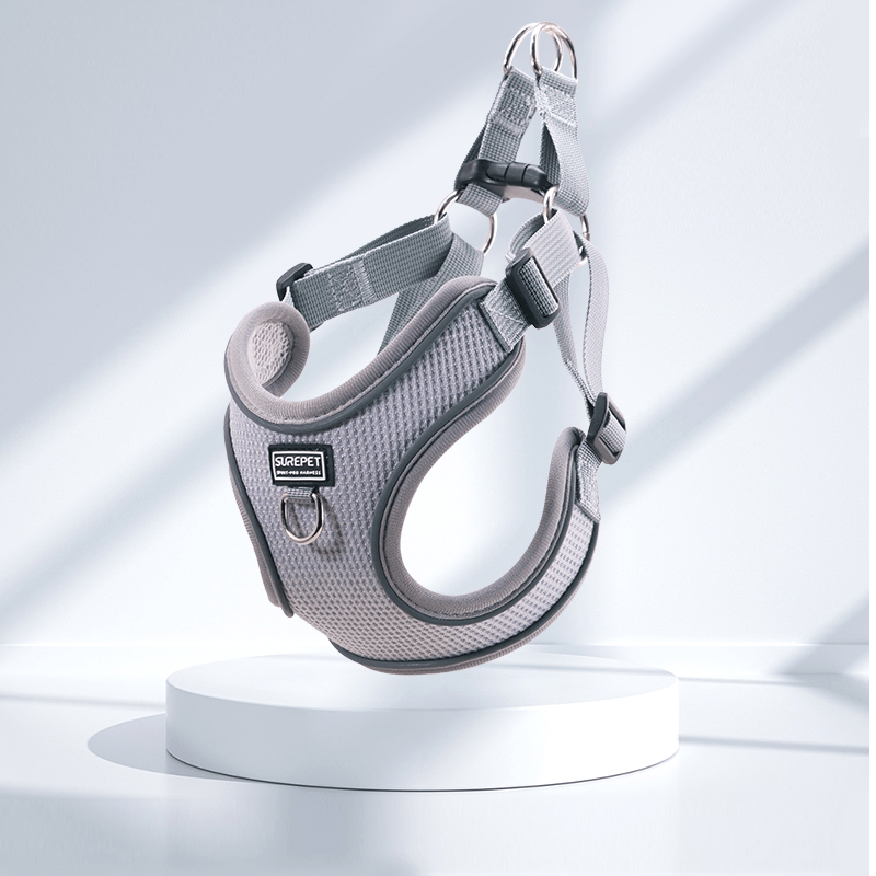 Breathable No - Pull Summer Dog Harness Leash for Small Medium Dogs - PIKAPIKA