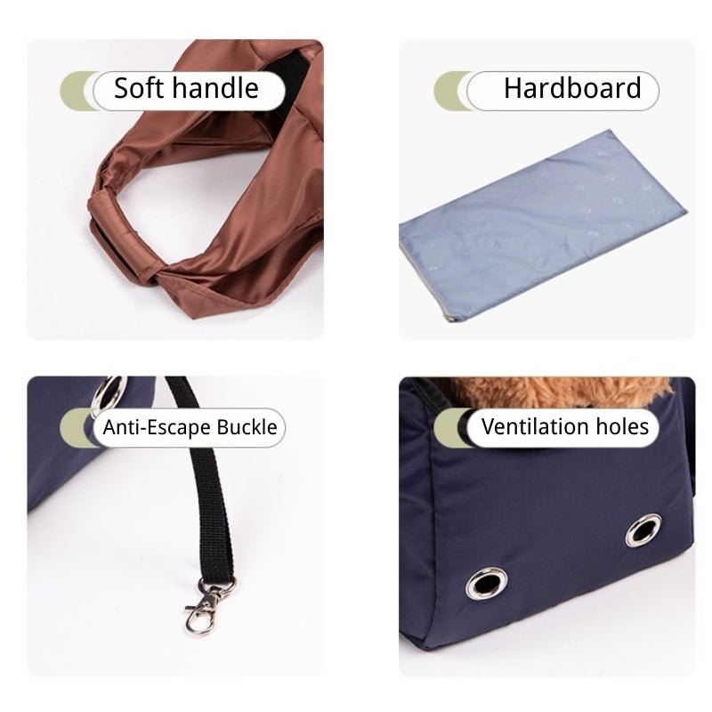 Breathable Pet Carrier for Small Dog Cat Under 13.2 lb Waterproof - PIKAPIKA