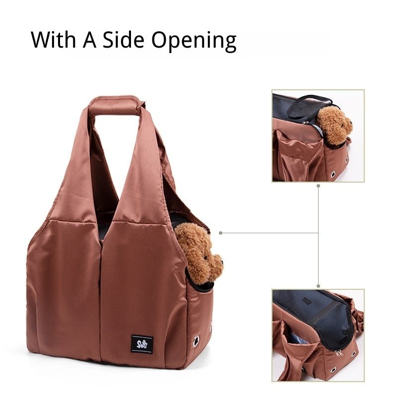 Breathable Pet Carrier for Small Dog Cat Under 13.2 lb Waterproof - PIKAPIKA