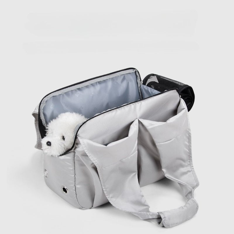 Breathable Pet Carrier for Small Dog Cat Under 13.2 lb Waterproof - PIKAPIKA
