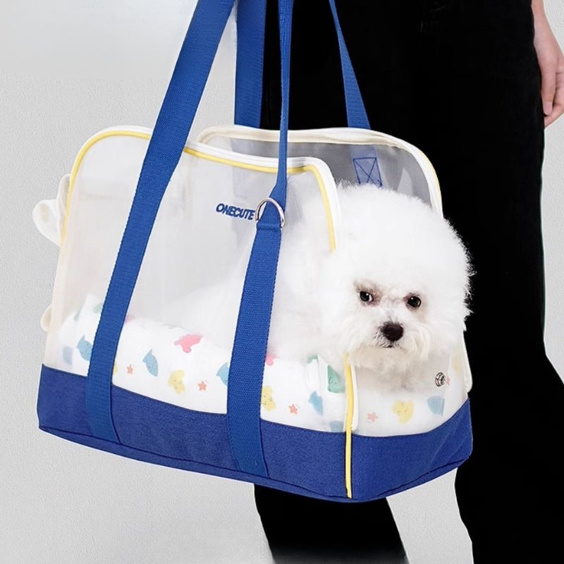 Breathable Pet Carrier Outing Mesh Portable Bag - PIKAPIKA