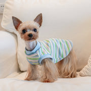 Breathable Striped Cooling Shirt for Toy Dogs - PIKAPIKA