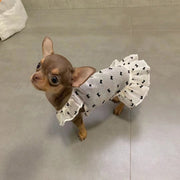 Breathable Summer Dress Puppy Sunscreen Outfit for Toy Dogs - PIKAPIKA