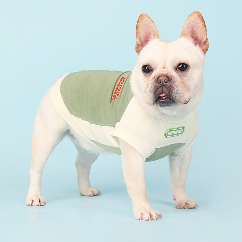 Breathable Thin Vest Shirts Dog Insect Shield Clothes Bulldog - PIKAPIKA