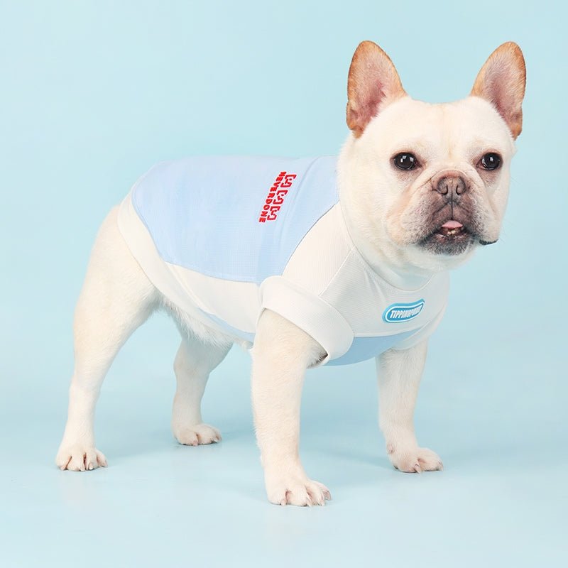 Breathable Thin Vest Shirts Dog Insect Shield Clothes Bulldog - PIKAPIKA